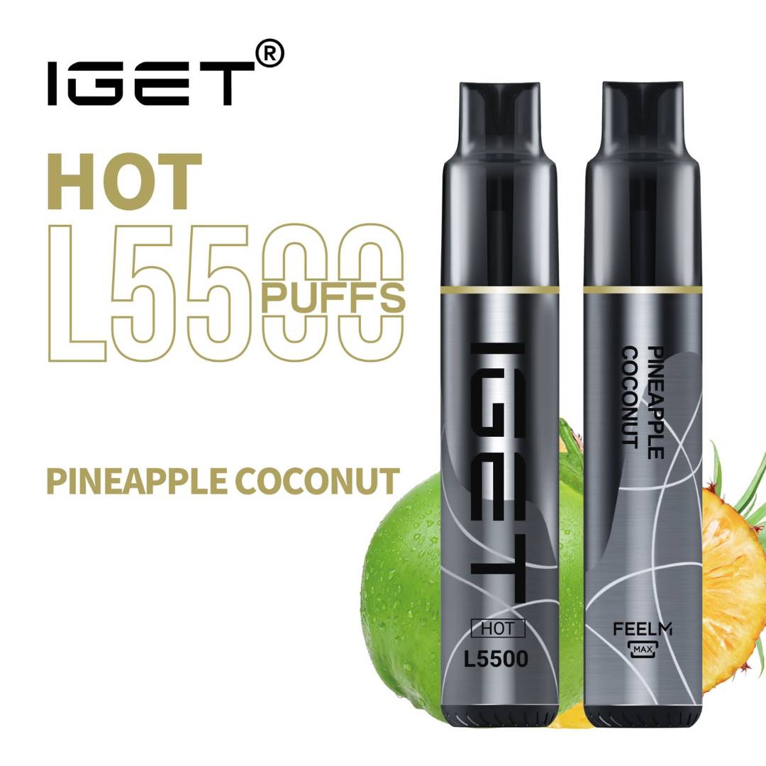 PINEAPPLE COCONUT IGET HOT L5500 DISPOSABLE VAPE | SCENTPURPLE NG - Catlog PINEAPPLE COCONUT IGET HOT L5500 DISPOSABLE VAPE | SCENTPURPLE NG - Catlog