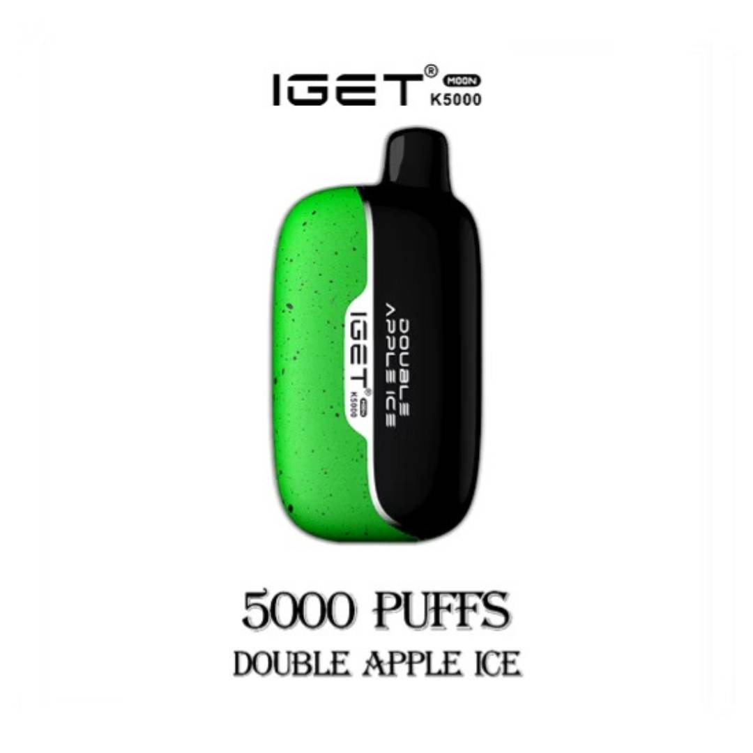DOUBLE APPLE IGET MOON K5000 DISPOSABLE VAPE | SCENTPURPLE NG - Catlog