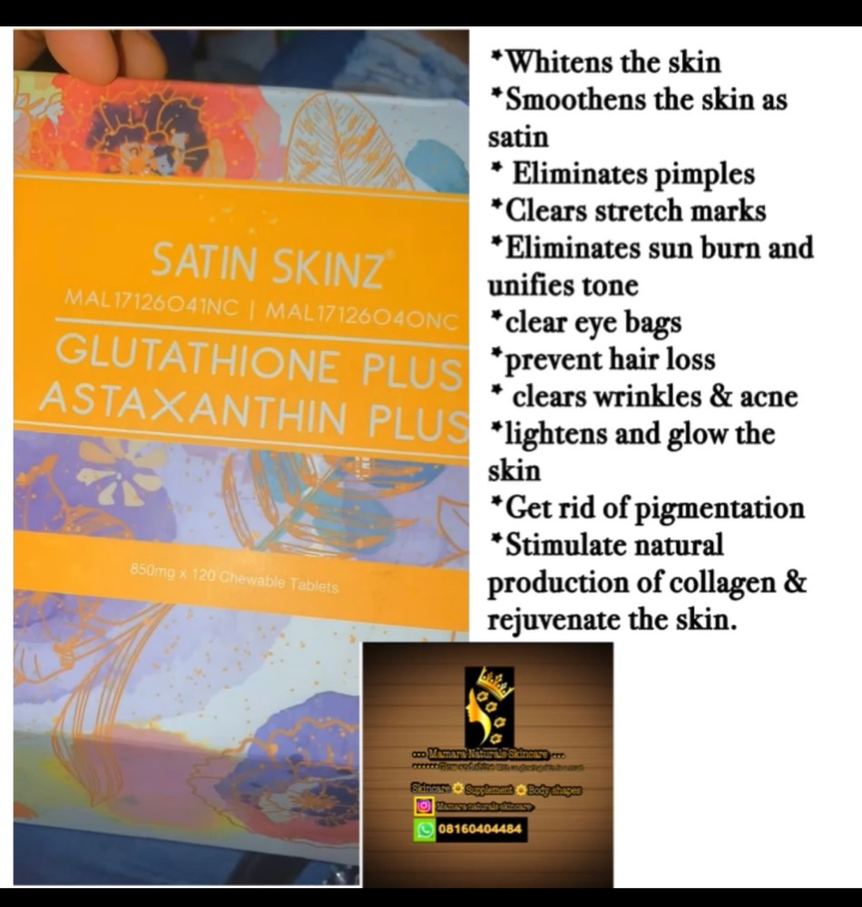 body glutathione Satin skinz | Mamara-naturals-skincare